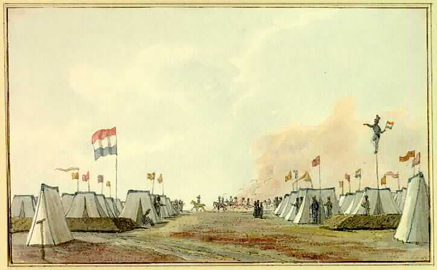 50 Parade prins Frederik 18 juni 1831 DT Gevers van Endegeest Atlas van Stolk+